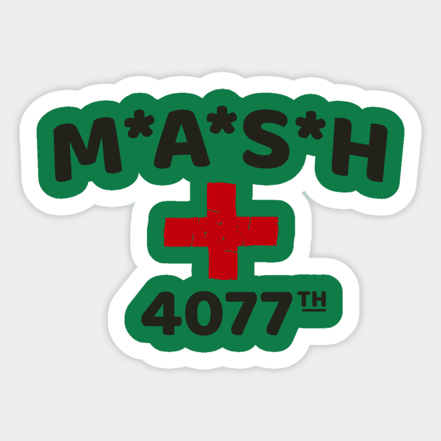 MASH 4077 Sticker by Dndex